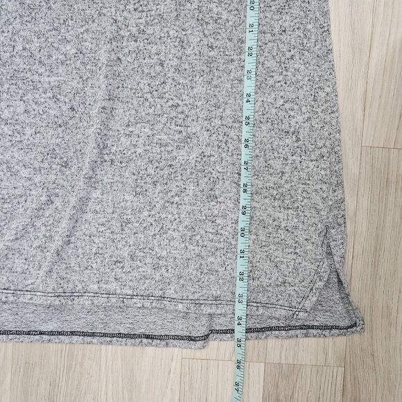 12PM by Mon Ami Womens Gray Cowl Neck Sweater Dress Longsleeve Medium - Picture 6 of 10